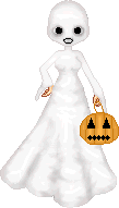 Gif Halloween citrouille fantômes